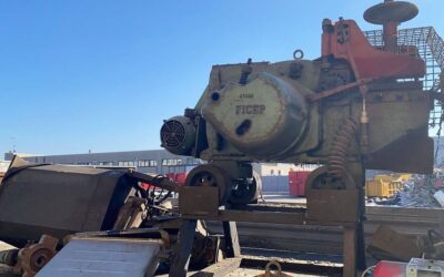 Come smaltire un macchinario pesante rotto